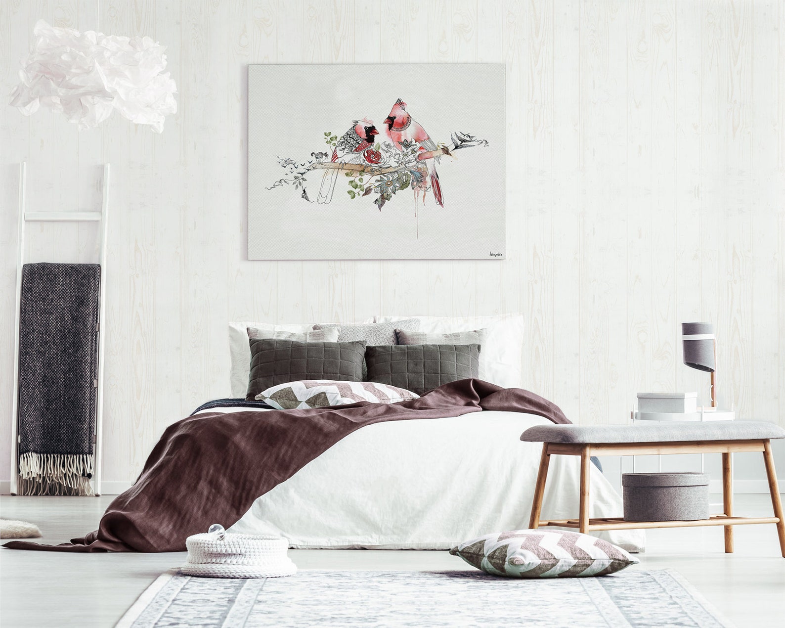 Red Bedroom Art Bedroom Wall Art Wall Art Decor Bedroom Red - Etsy