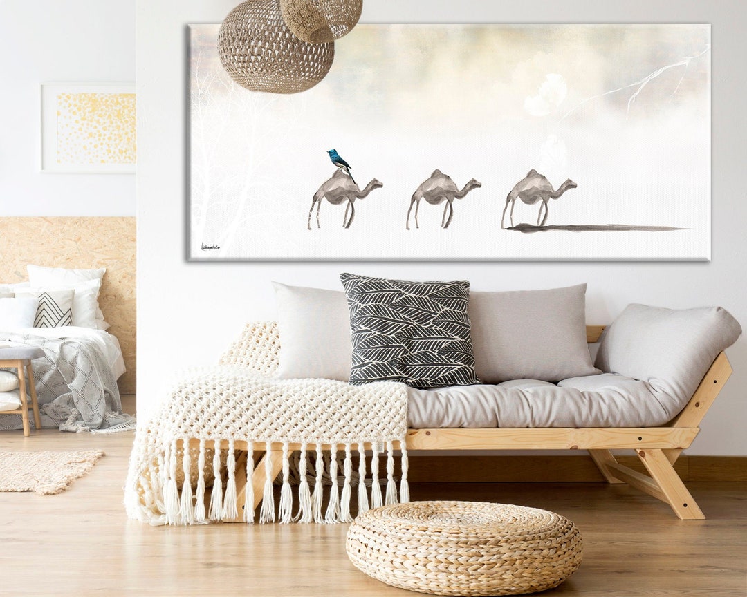 Boho Large Wall Art Print, Original Desert Art, Bohemian Home Decor ...