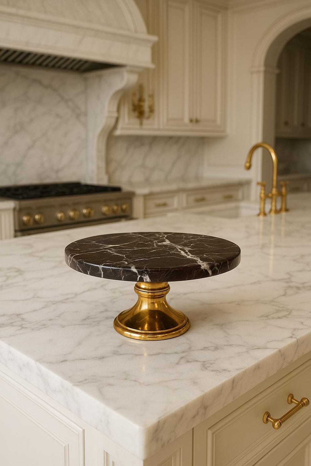Handmade Rosso Levanto Marble Tray – Luxury Natural Stone Serving Plate ...