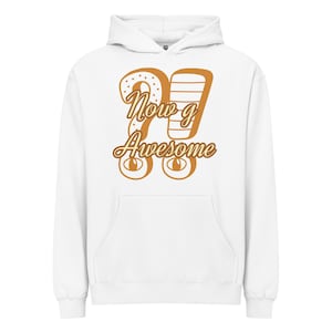 Men&#39;s Fleece Boxy Hoodie – Oversized Relaxed Fit