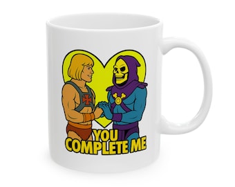 Taza de He-Man y Skeletor: Taza de cerámica LGBTQ