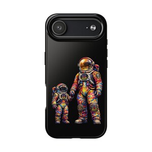Spaceman Rhythm Beatz Phone Case | Protective Glossy Polycarbonate Shell
