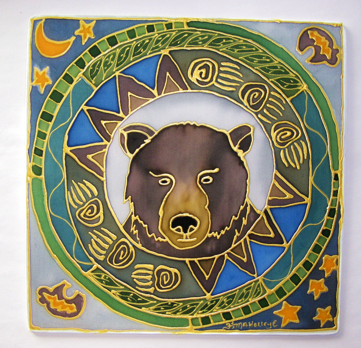 Bear mandala Mandala art bear artbear totemanimal