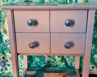 Retro Motel Postcards Table
