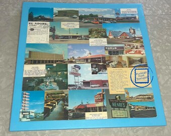 Retro Diner Postcards Wall Hanging