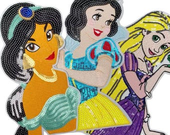 Parches bordados termoadhesivos grandes de Disney