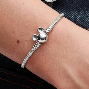 Pulseras Disney de plata de ley 925 imagen 4