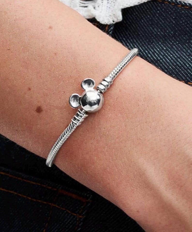 Pulseras Disney de plata de ley 925 imagen 4