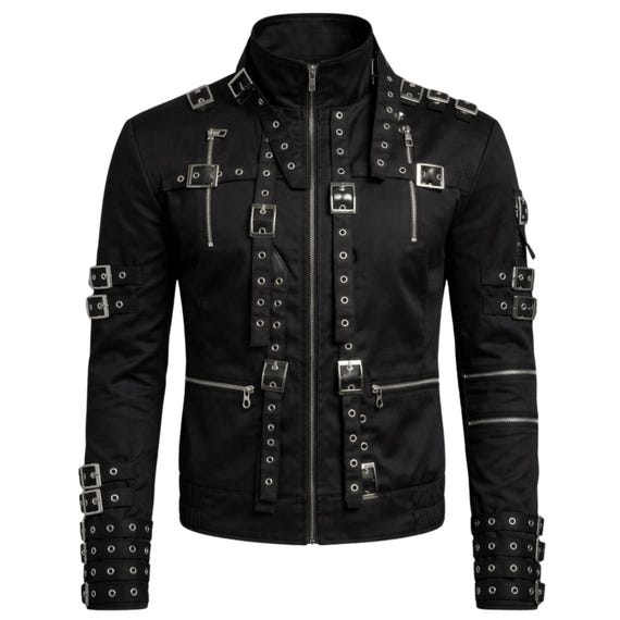 Bad Album Michael Jackson Jacket MJ Cosplay Rock Metal Style Jacket
