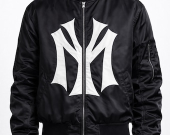 Timothee Chalamet Inspired My City Black Bomber Jacket – Unisex Streetwear Style