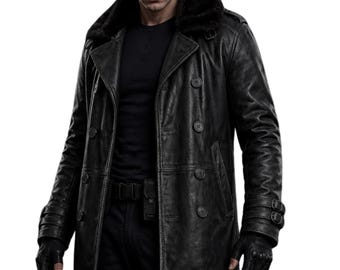 Jaqueta de couro Leon S. Kennedy Resident Evil RE9 Cosplay