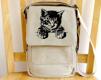 Cat Tech Bag Small Purse Crossbody Shoulder Bag