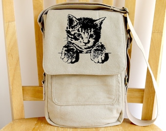 Cat Crossbody Bag Small Purse Shoulder Bag 11x7x2 Inches