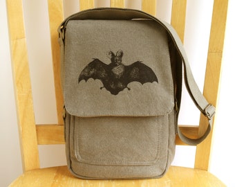 Fledermaus Tech Bag Kleine Geldbörse Crossbody Schultertasche - Geschenk für Fledermaus Liebhaber