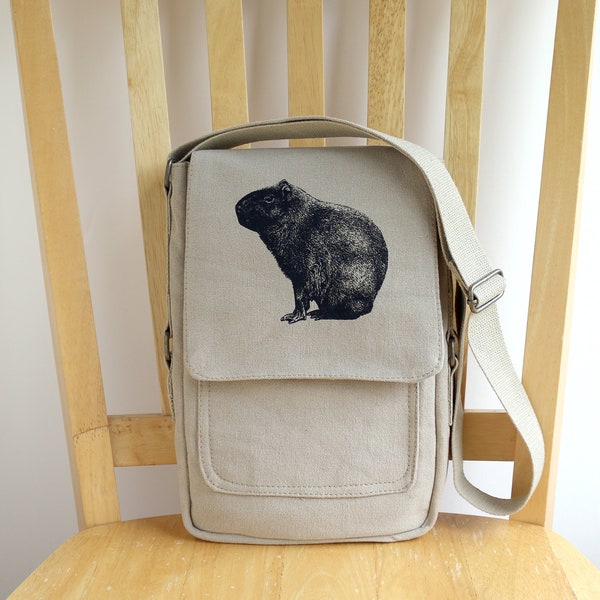 Capybara Tech Bag Small Purse Crossbody Shoulder Bag 11x7x2 Inches
