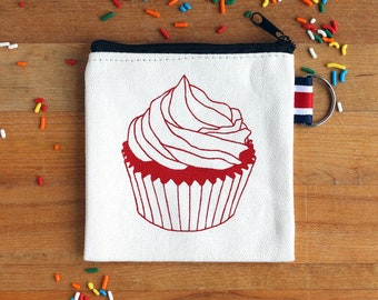 Cupcake Birthday Coin Purse Gift Card Holder