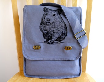 Hamster Messenger Bag Canvas Laptop Bag