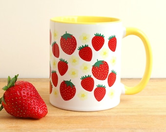 Strawberry Coffee Mug - Mothers Day Gift