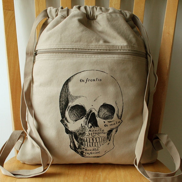 Skull Backpack, Bag for Men, Laptop Bag, Bag for Women