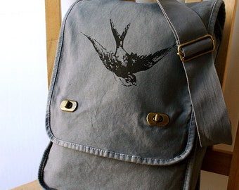 Swallow Canvas Messenger Bag Laptop Bag