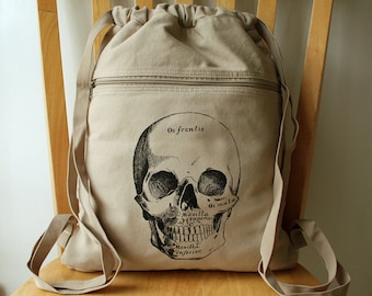 Skull Backpack, Bag for Men, Laptop Bag, Bag for Women