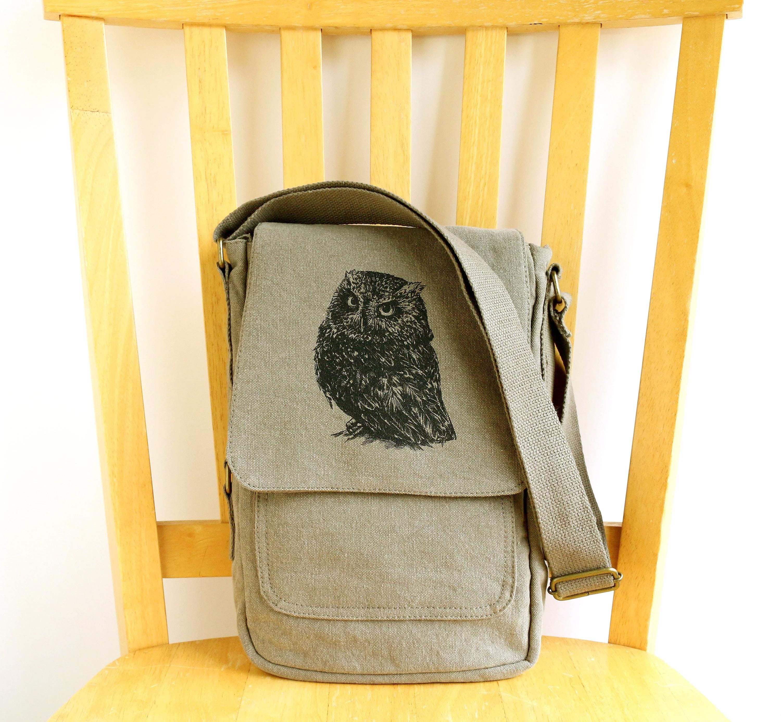 grey mini backpack with an owl on the front Harry Potter Women main image 2
