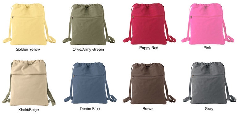 Sloth Backpack Canvas Laptop Bag Gym Bag image 2