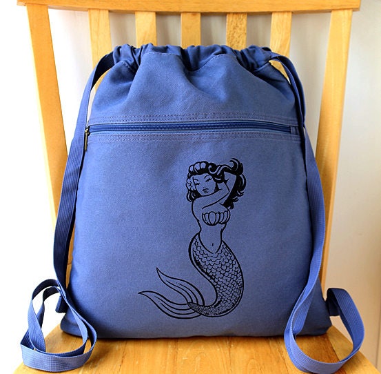 Mermaid backpack Etsy España
