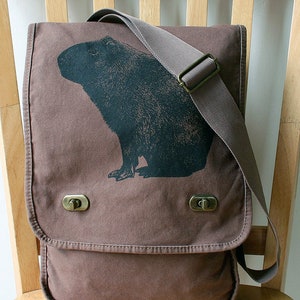 Capybara Messenger Bag