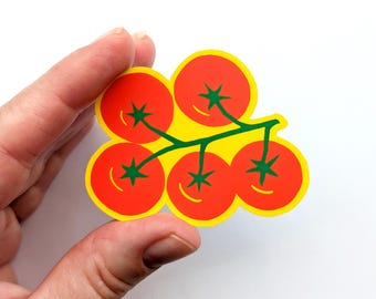 Tomato Sticker Vinyl Laptop Water Bottle Decal