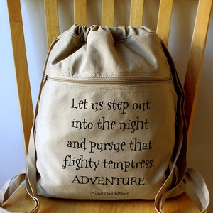 harry potter canvas backpack