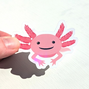 Axolotl Sticker Vinyl Laptop Water Bottle Decal