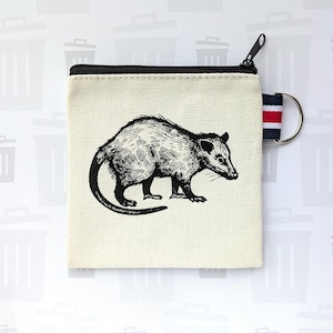 Opossum Geldbörse kleine Reißverschluss Beutel Geschenk Kartenhalter