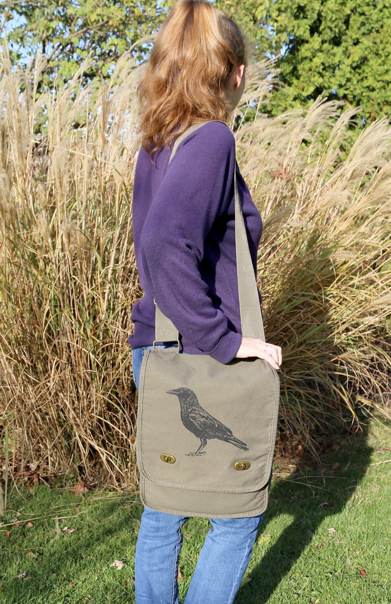 Axolotl Canvas Messenger Bag Laptop Bag image 5