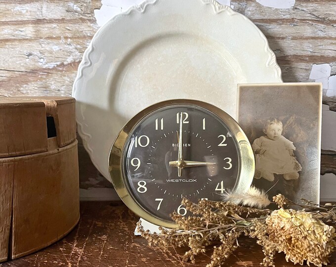 Vintage Westclox Big Ben Desk Alarm Clock Nonfunctioning Decorative