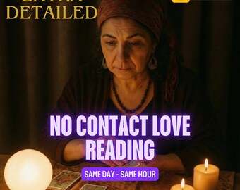 Lectura de tarot del amor sin contacto / ¿Se comunicarán? / Los verdaderos sentimientos de tu ex y su próximo paso / Perspectiva psíquica el mismo día / Orientación amorosa personalizada