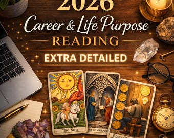 Lectura de Tarot sobre tu Propósito de Vida y Carrera 2026 / Guía para Año Nuevo