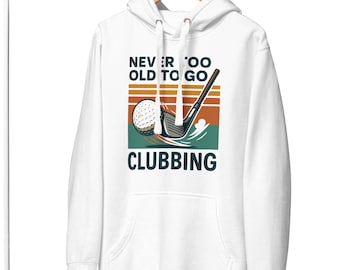 Sudadera divertida de golf – Regalo retro para golfistas, Sudadera con humor vintage