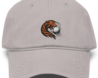 Gorra de golf con diseño de tigre • Gorra de golf bordada