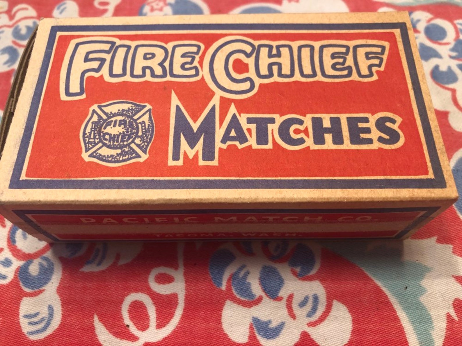Fire Chief Matches 1920s1930s Etsy