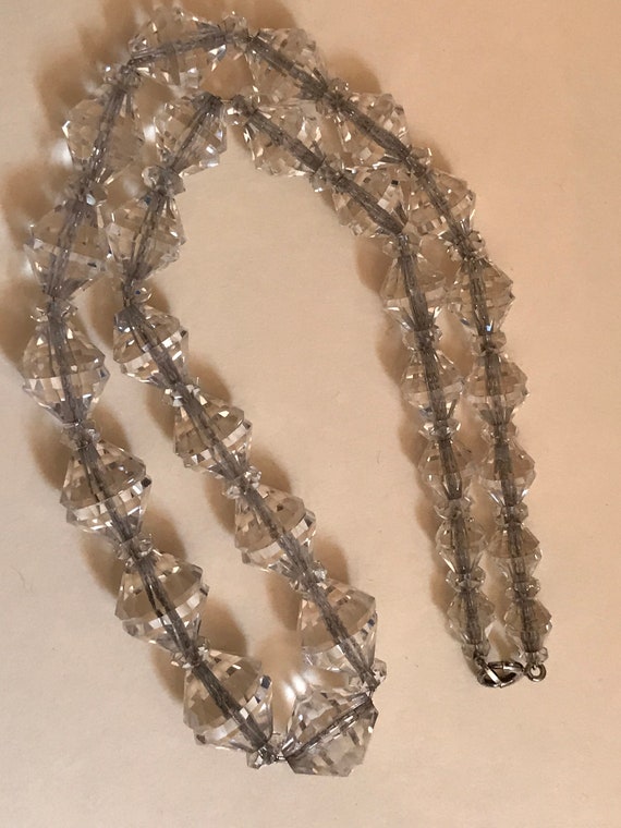 Vintage crystal necklace with ultra-rare Swarovsk… - image 3