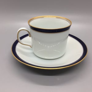 Set of 6 vintage Japanese porcelain Koransha tea cups and saucers, new and never taken out of the original box
