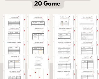 Date Night Connection Bundle | 20 Games for Couples | Fun & Deep Relationship Activities