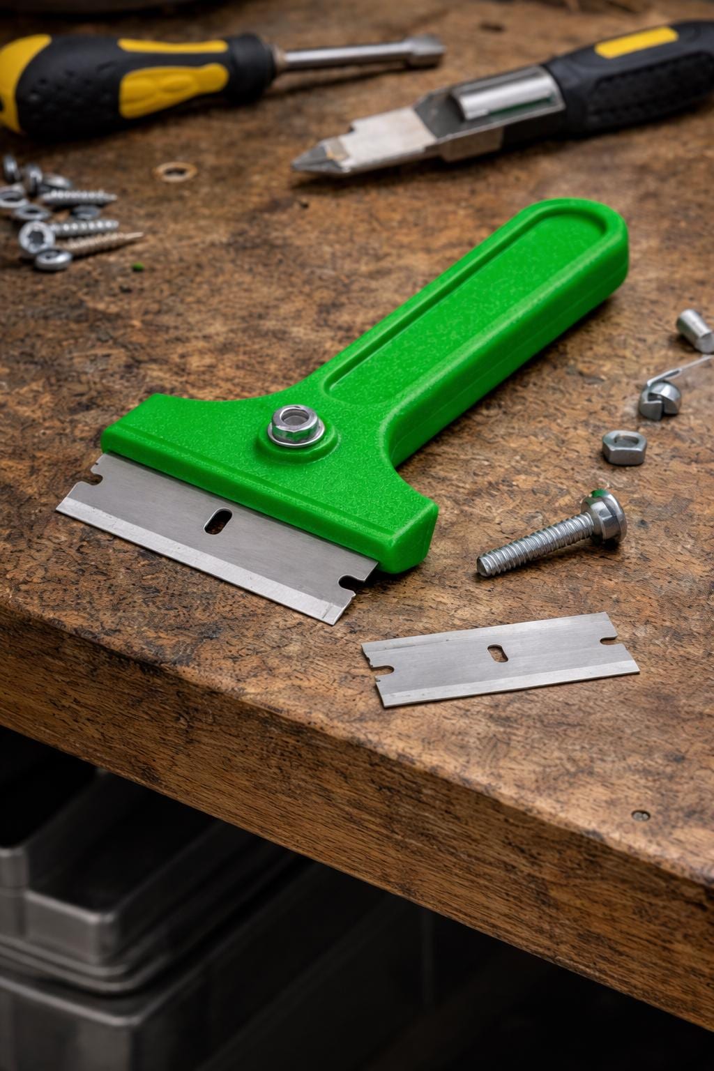 3D Printed Razor Blade Scraper STL | Glass Sticker Remover Tool ...