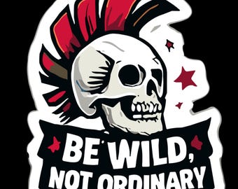 20 Punk Rock Motivational Stickers – Printable Digital Download - Rebel Punk Music Sticker Pack