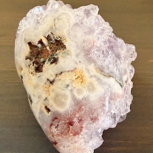 Grupo de drusas de ágata flor / Cristal de ágata flor con patrones florales / Cuarzo brillante / Regalo único de cristal curativo