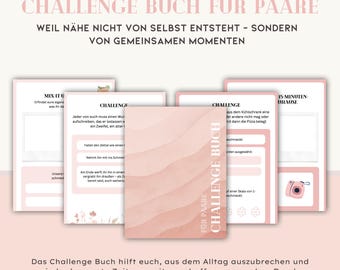 Challenge Book for Couples | Gift for Partner & Girlfriend | 75 Challenges to Do Together | Date Ideas | Digital Book | PDF Download