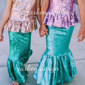 mermaid tail, mermaid costume, mermaid kids skirt, mermaid dress, mermaid party, toddler mermaid costume, halloween costume - SKIRT ONLY