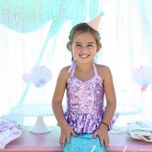 Girls mermaid birthday outfit deals