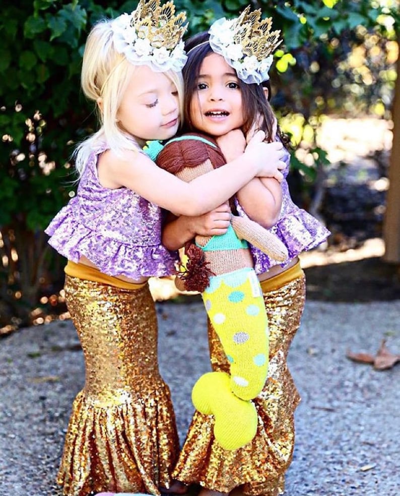 mermaid skirt mermaid tail mermaid party toddler mermaid image 8